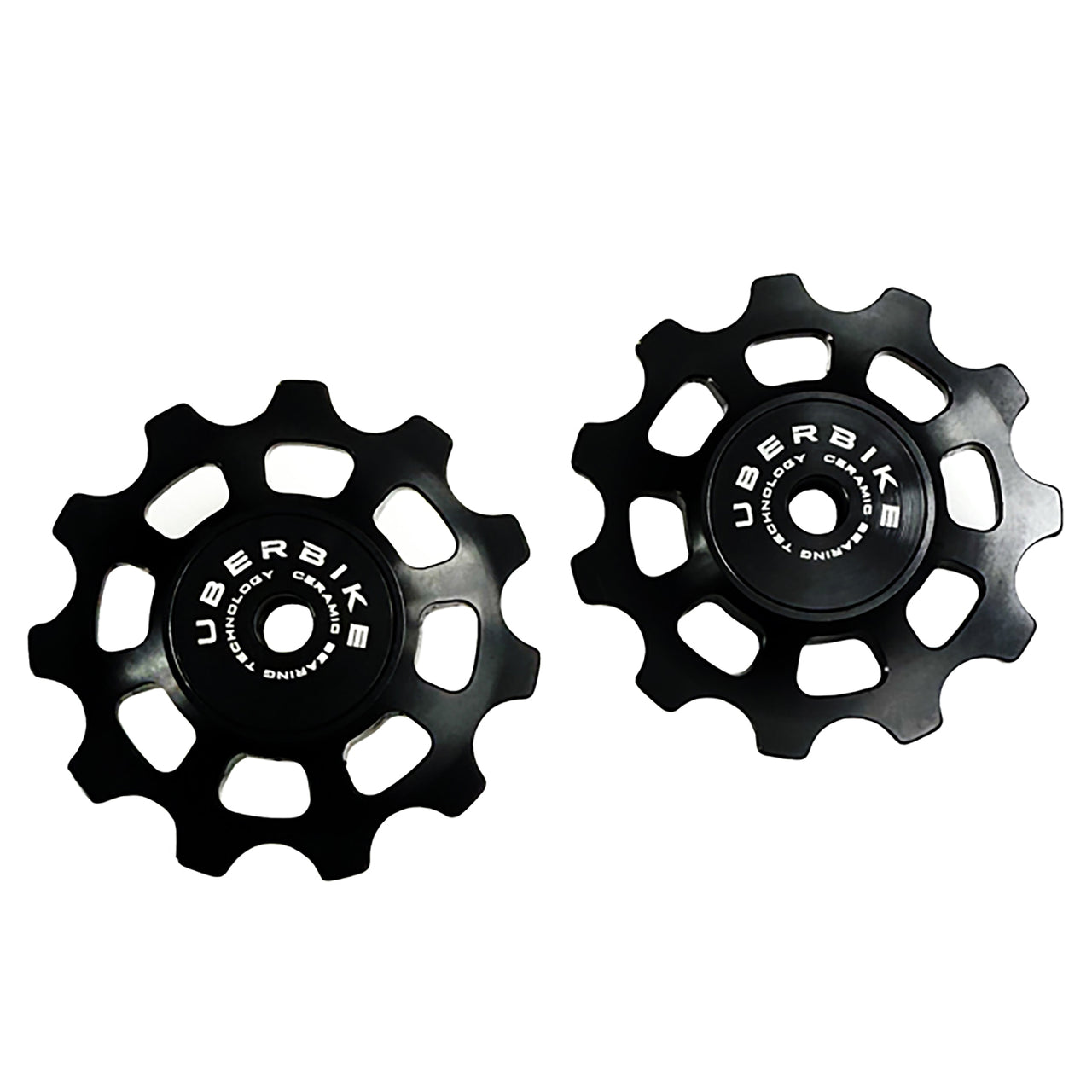 Uberbike Jockey Wheel Set 11T - Ceramic Hybrid Bearing - Colour Options