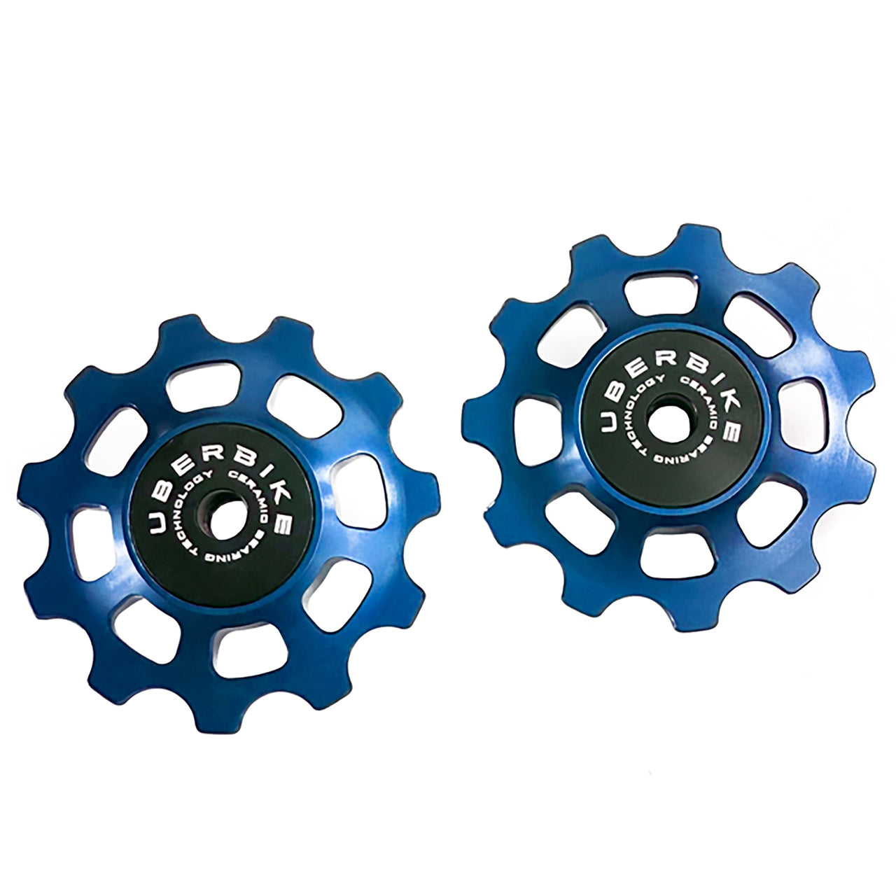 Uberbike Jockey Wheel Set 11T - Ceramic Hybrid Bearing - Colour Options