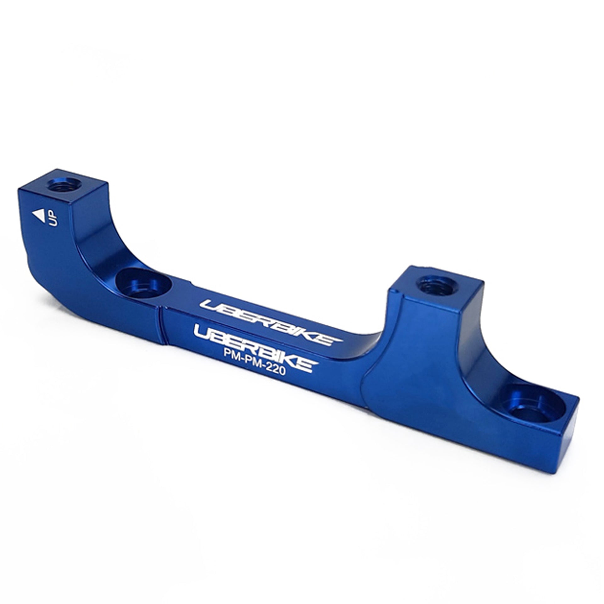 Disc brake adapter for 160mm to 220mm disc brake rotors on a white background