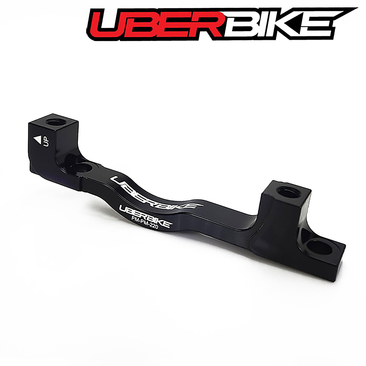 Uberbike Post to Post PM7/180mm Direct Mount to 220mm Disc Brake Adapter - Colour Options