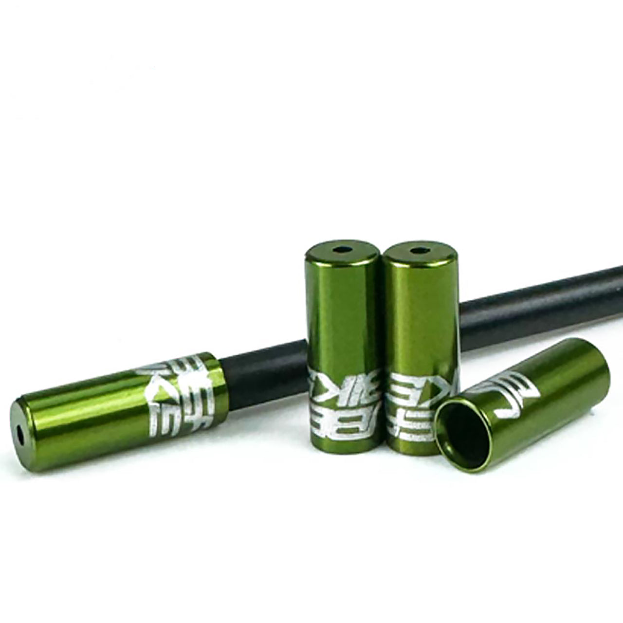 Uberbike 1X Gear Cable / Dropper Post Cable Kit Builder - Smoke Braid with Sealed Ferrule Colour Options