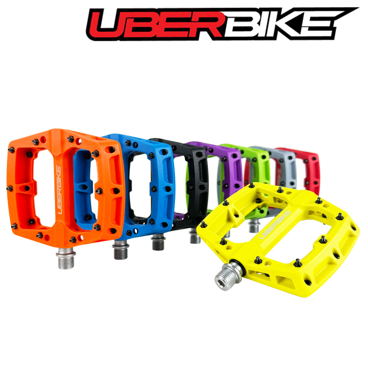 Uberbike Apex Composite MTB Flat Pedals