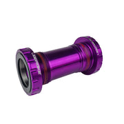 Purple BSA 30mm bottom bracket with Uberbike branding on a white background