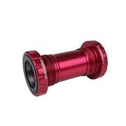 Red BSA 30mm bottom bracket with Uberbike branding on a white background