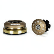 Integrated headset in bronze with Uberbike branding on a white background