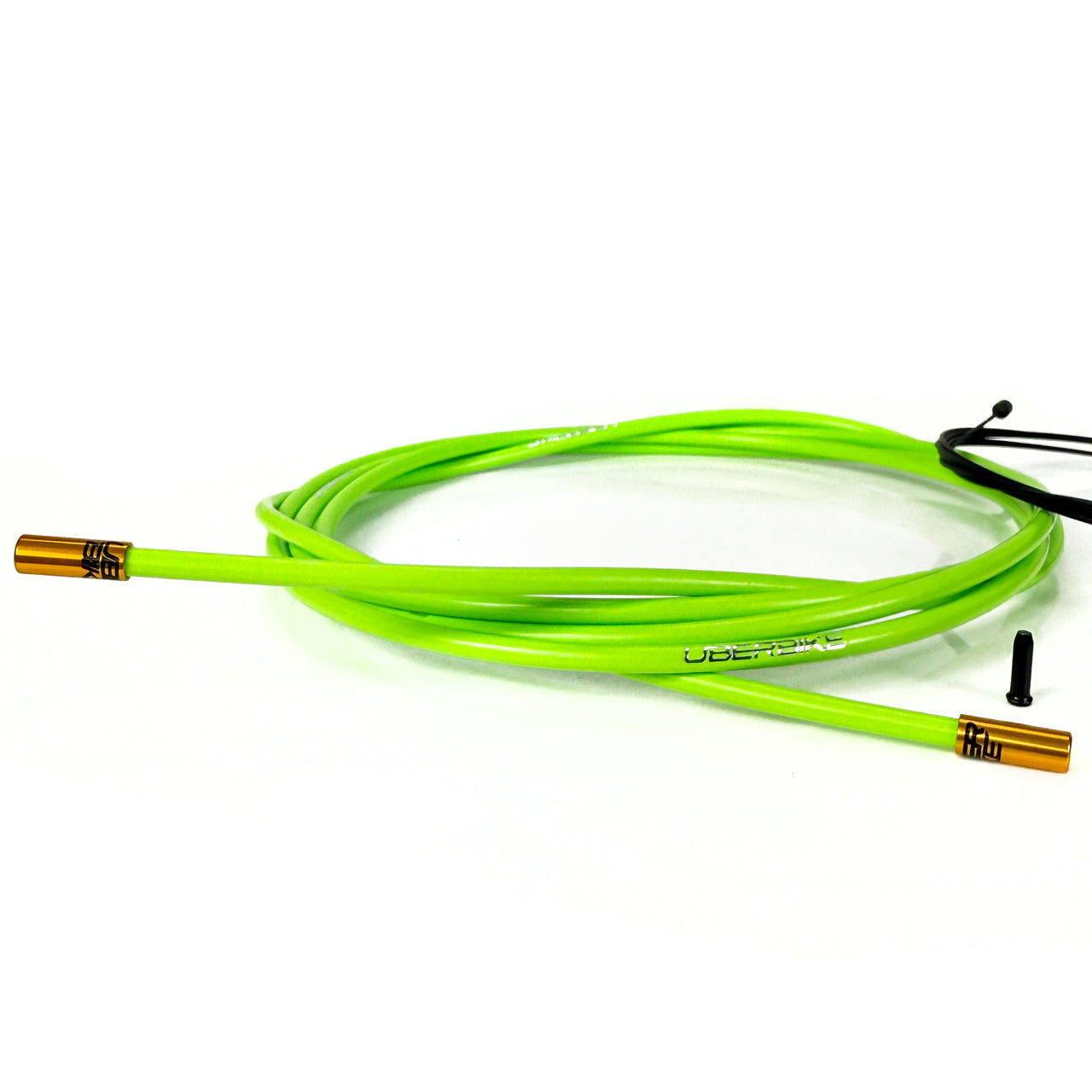 Road Bike Gear Cable Kit - Green with Sealed Ferrules