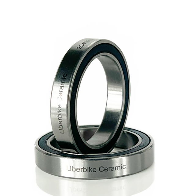 Uberbike Ceramic DUB bottom bracket bearings on a white background