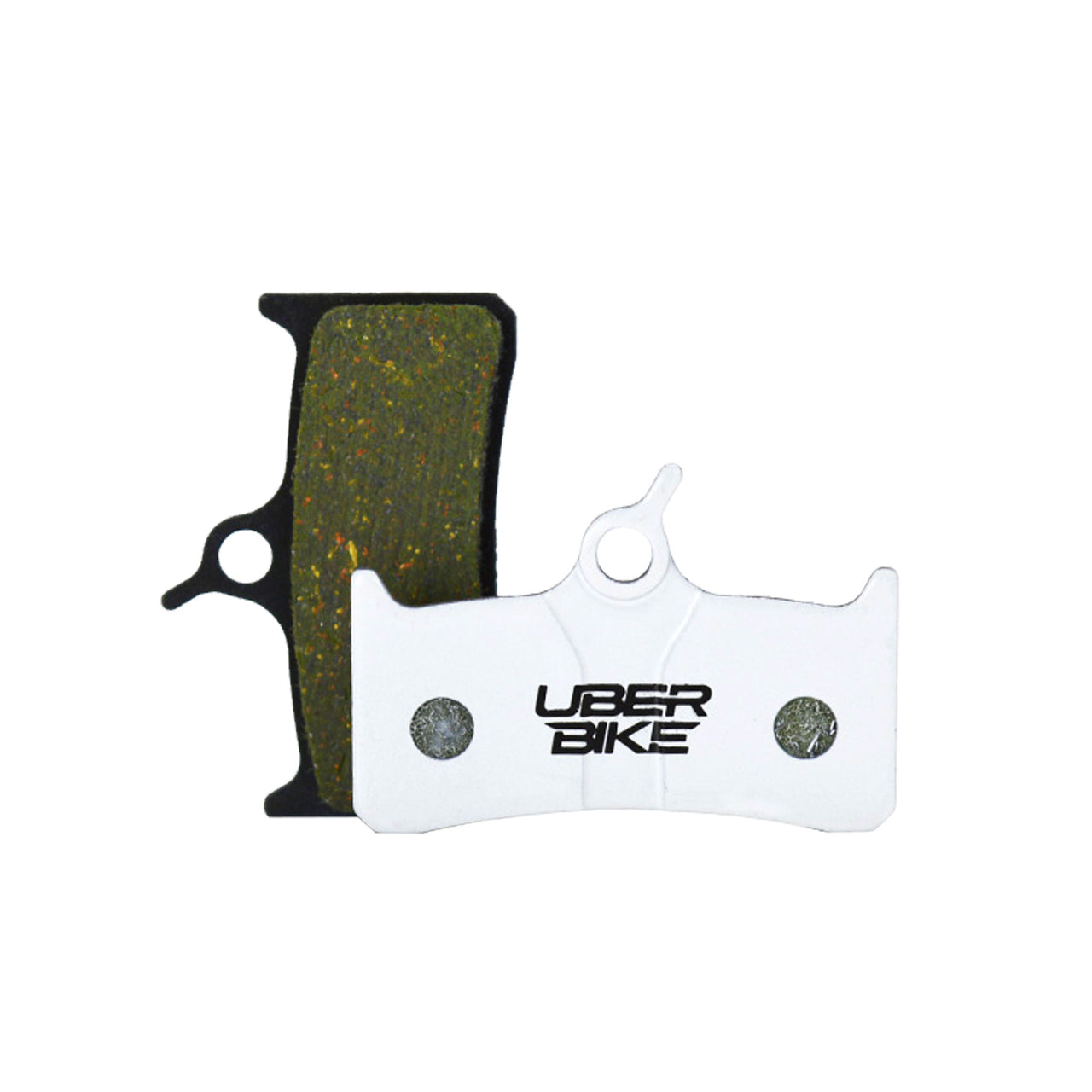 clarks crs c4 race matrix brake pads with Uberbike branding on a white background