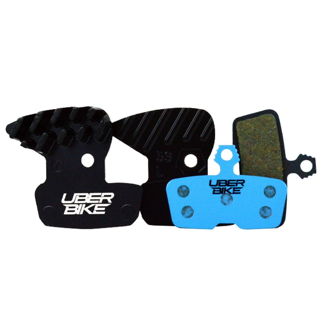 Uberbike MTB/eBike Finned SRAM Code - Code R  - DB8  - Code Stealth Bronze/Ultimate/Silver pads
