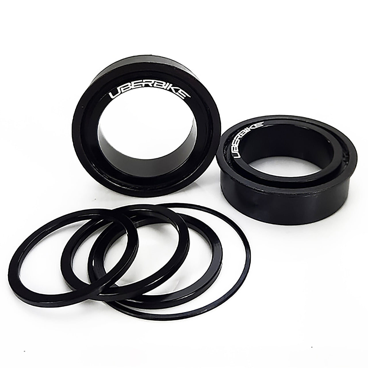 Shimano DUB press fit 92mm bottom bracket on a white background