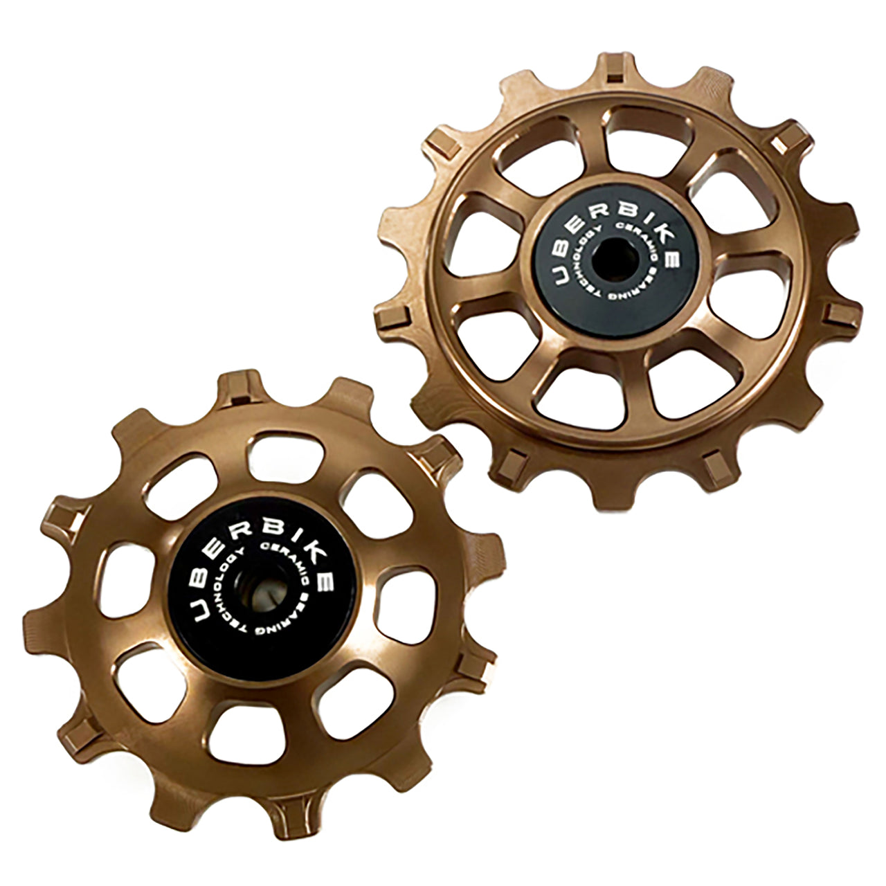 Uberbike Jockey Wheel Set 12T/14T SRAM Eagle 12 Speed Compatible - Ceramic Bearing - Colour Options