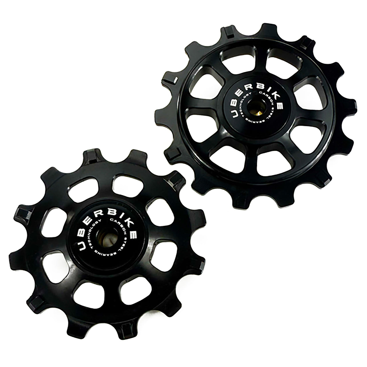 Uberbike Jockey Wheel Set 12T/14T SRAM Eagle 12 Speed Compatible - Carbon Steel Bearing - Colour Options