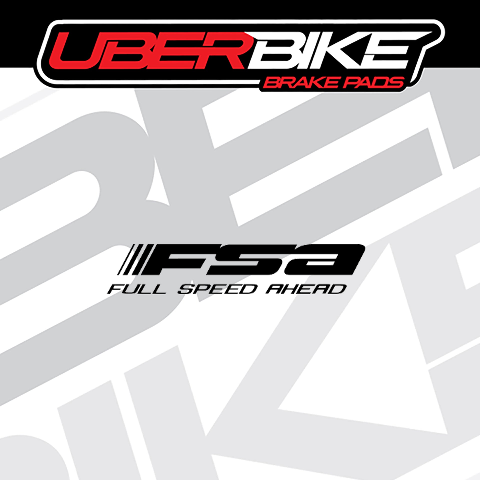 FSA logo with Uberbike branding, on a grey background