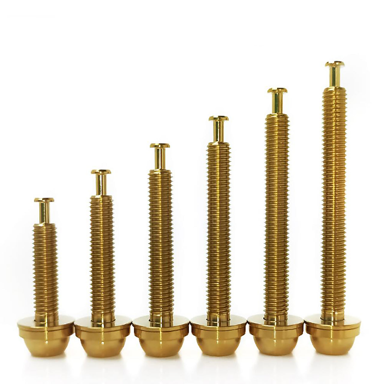 Uberbike Flatmount Caliper to Flatmount Frame Shimano Compatible Upgrade Bolts - Gold