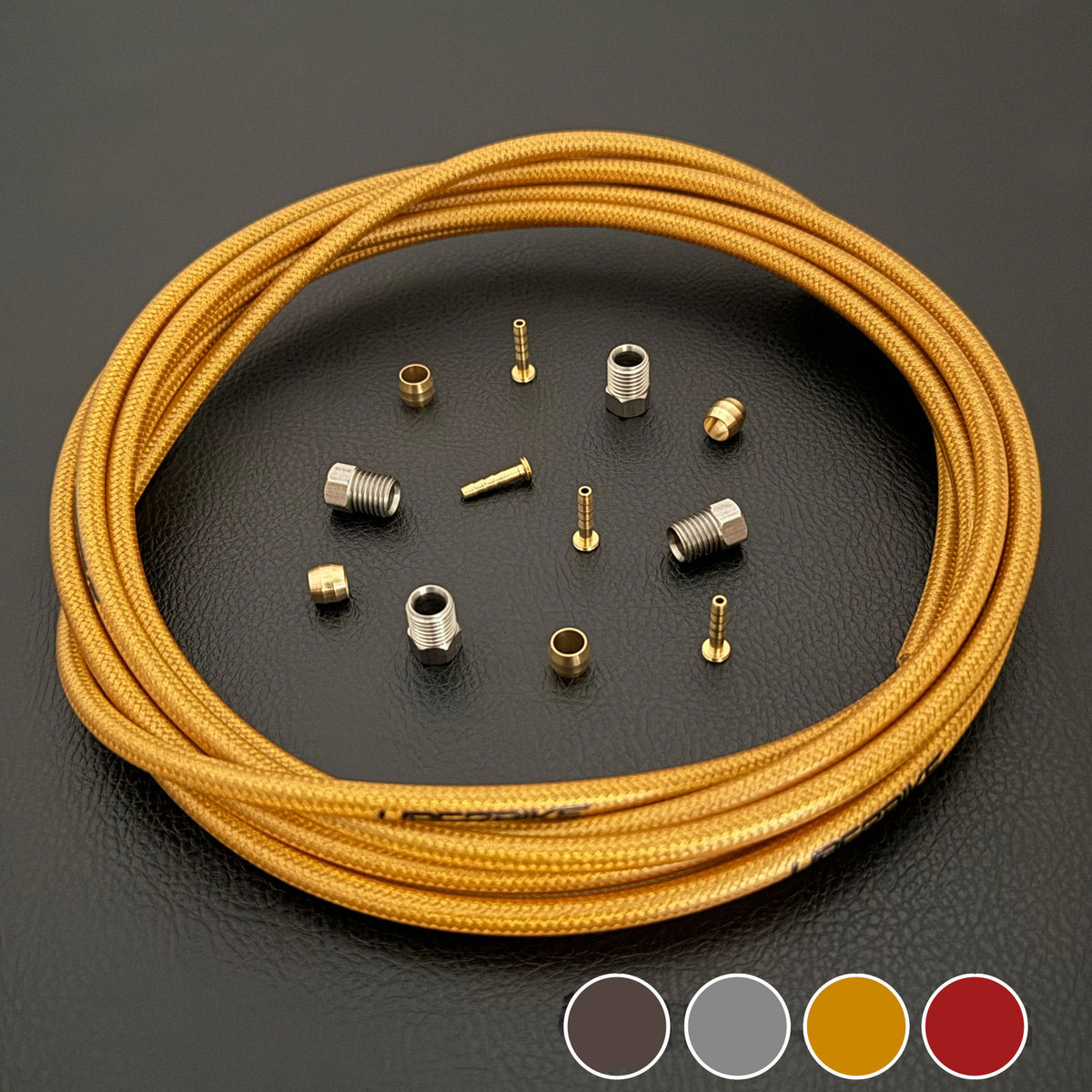 Formula Cura / Cura 4 / Cura X Compatible Hydraulic Kevlar Braid Brake Hose Kit