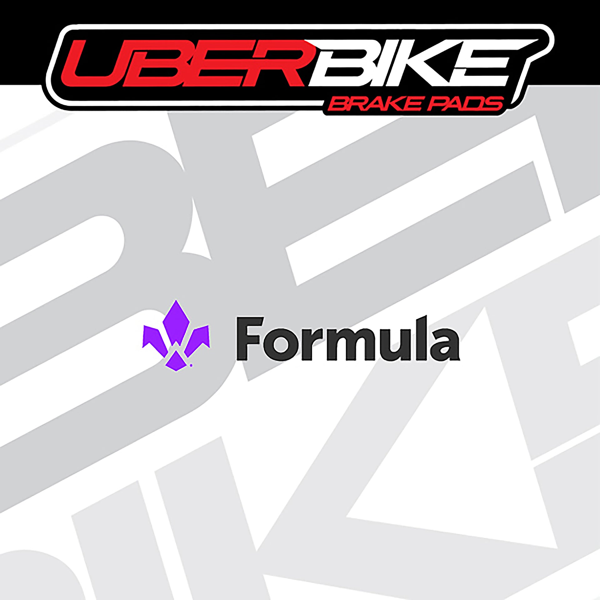Formula logo with Uberbike branding on a grey background