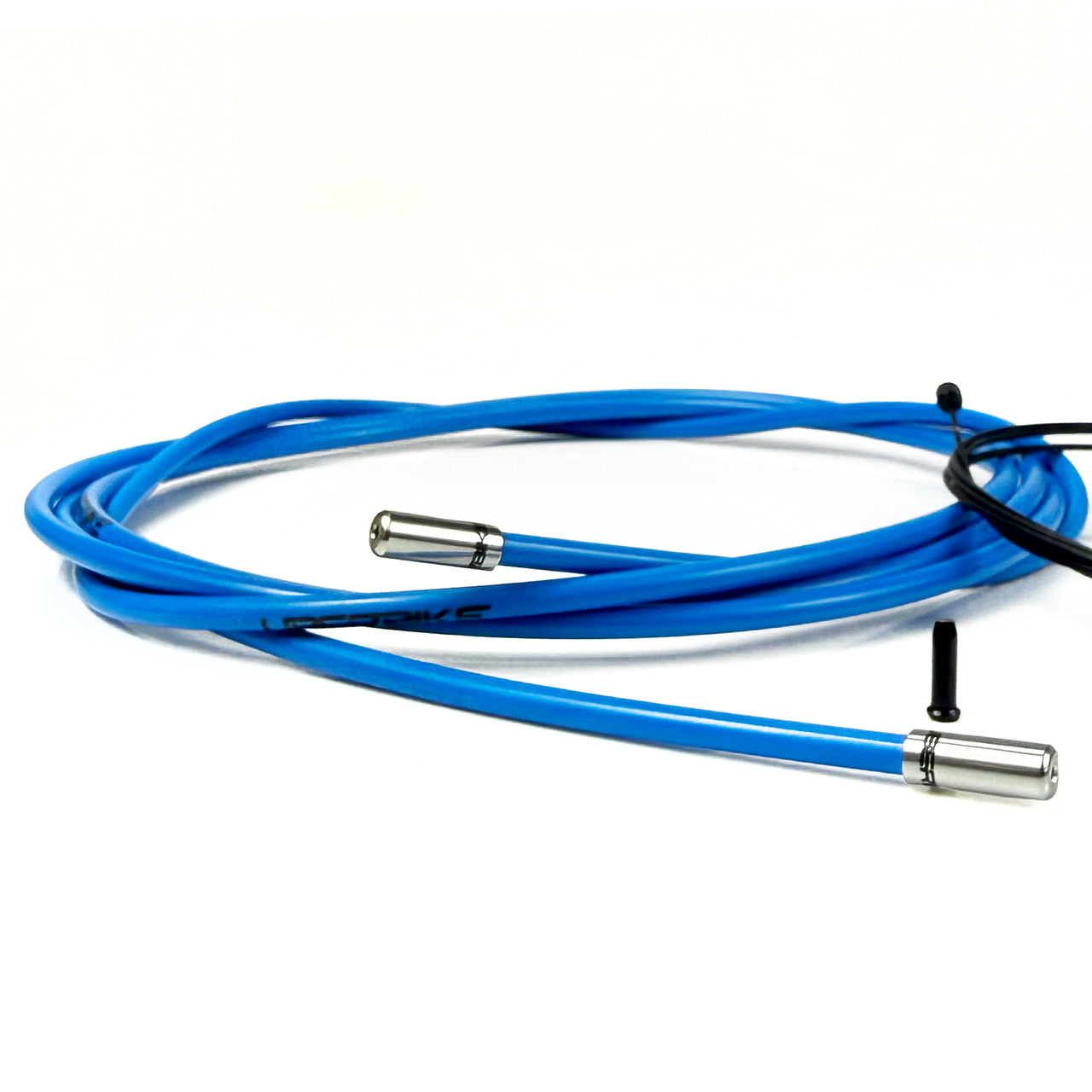 Road Bike Gear Cable Kit - Blue with Sealed Ferrules