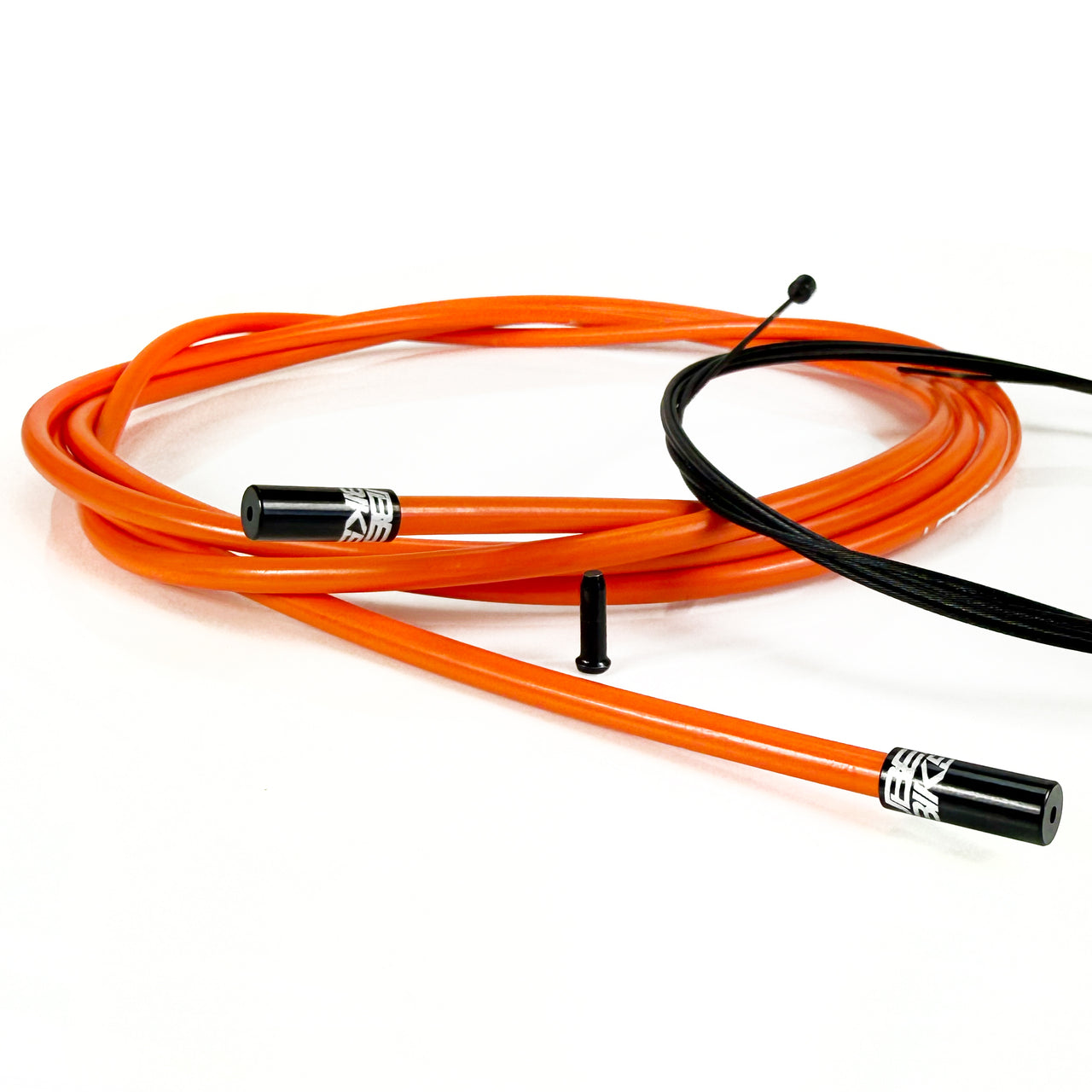 Uberbike 1X Gear Cable / Dropper Post Cable Kit Builder - Orange with Sealed Ferrule Colour Options