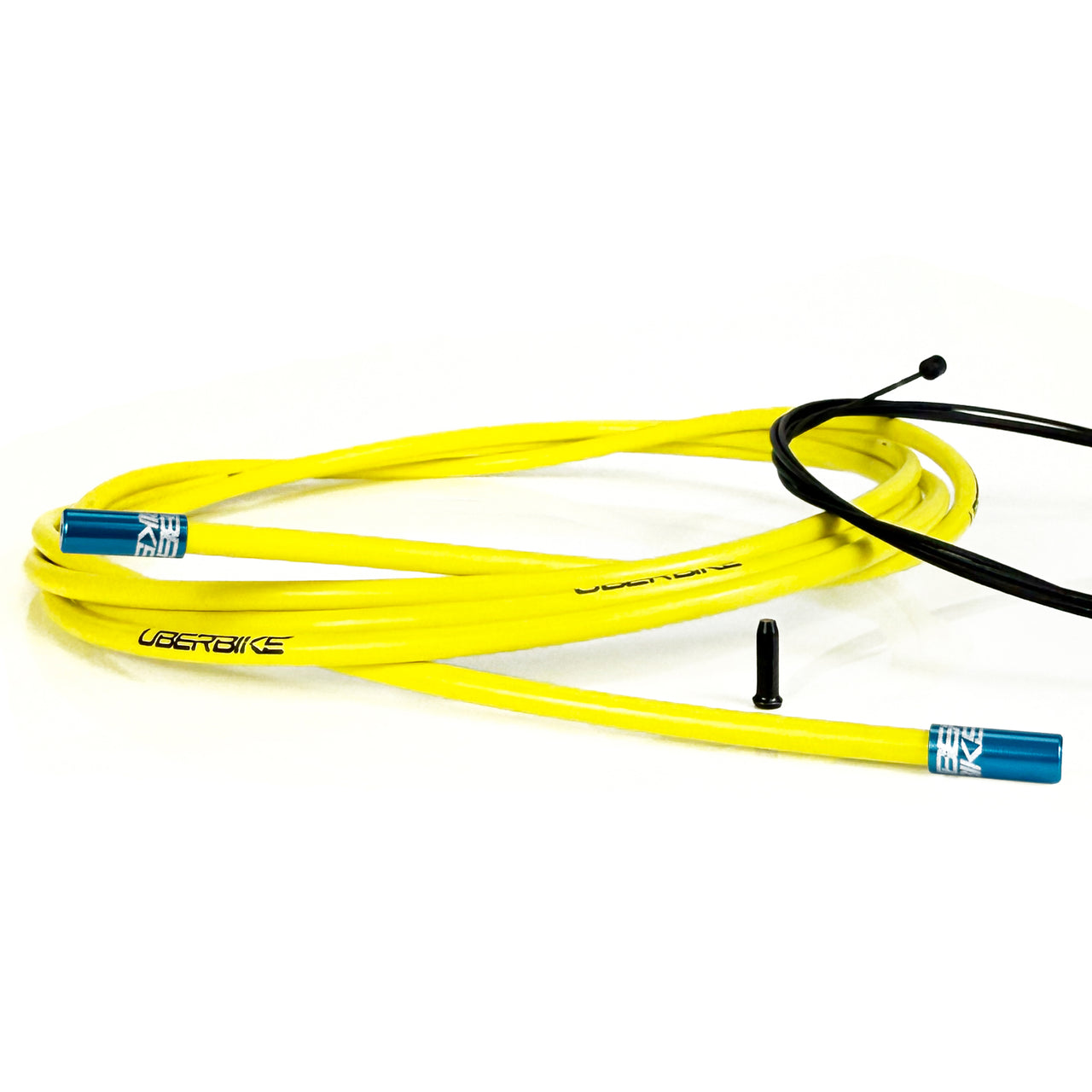 Uberbike 1X Gear Cable / Dropper Post Cable Kit Builder - Yellow with Sealed Ferrule Colour Options