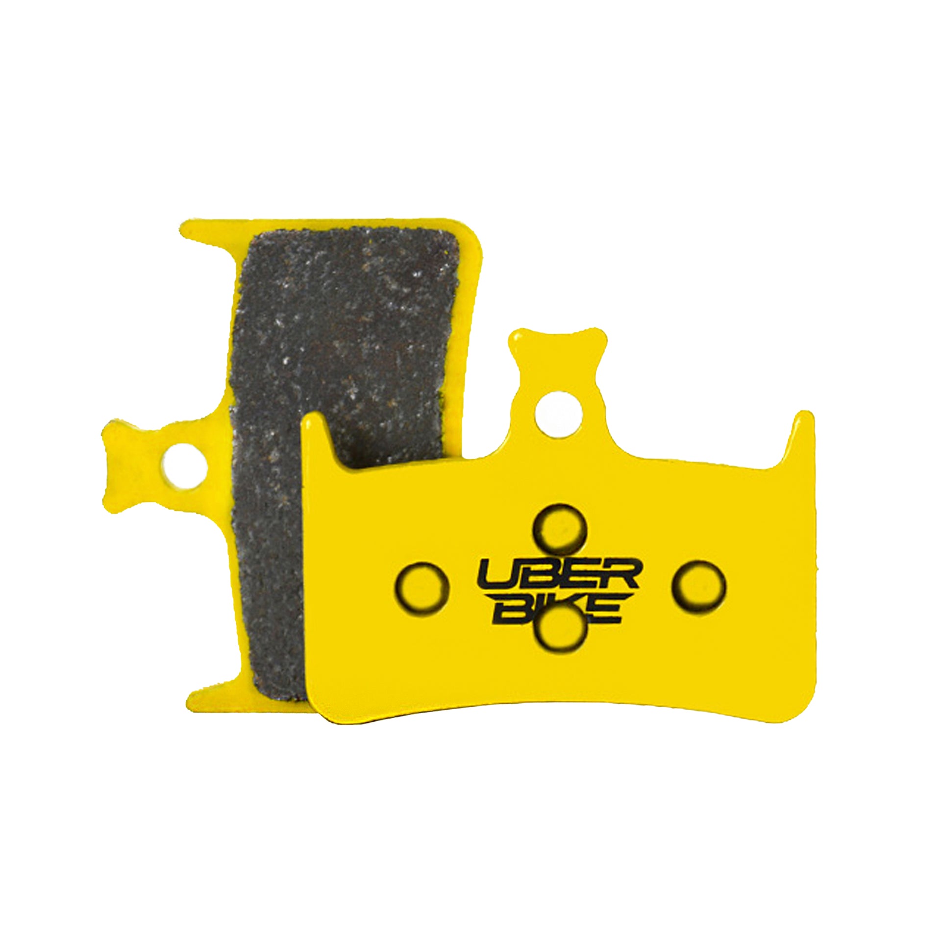 Hope Race Evo E4  brake pads on a white background, with Uberbike branding