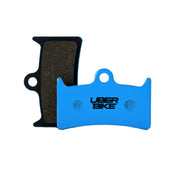 Blue Hope Tech 4 V4 brake pads on a white background