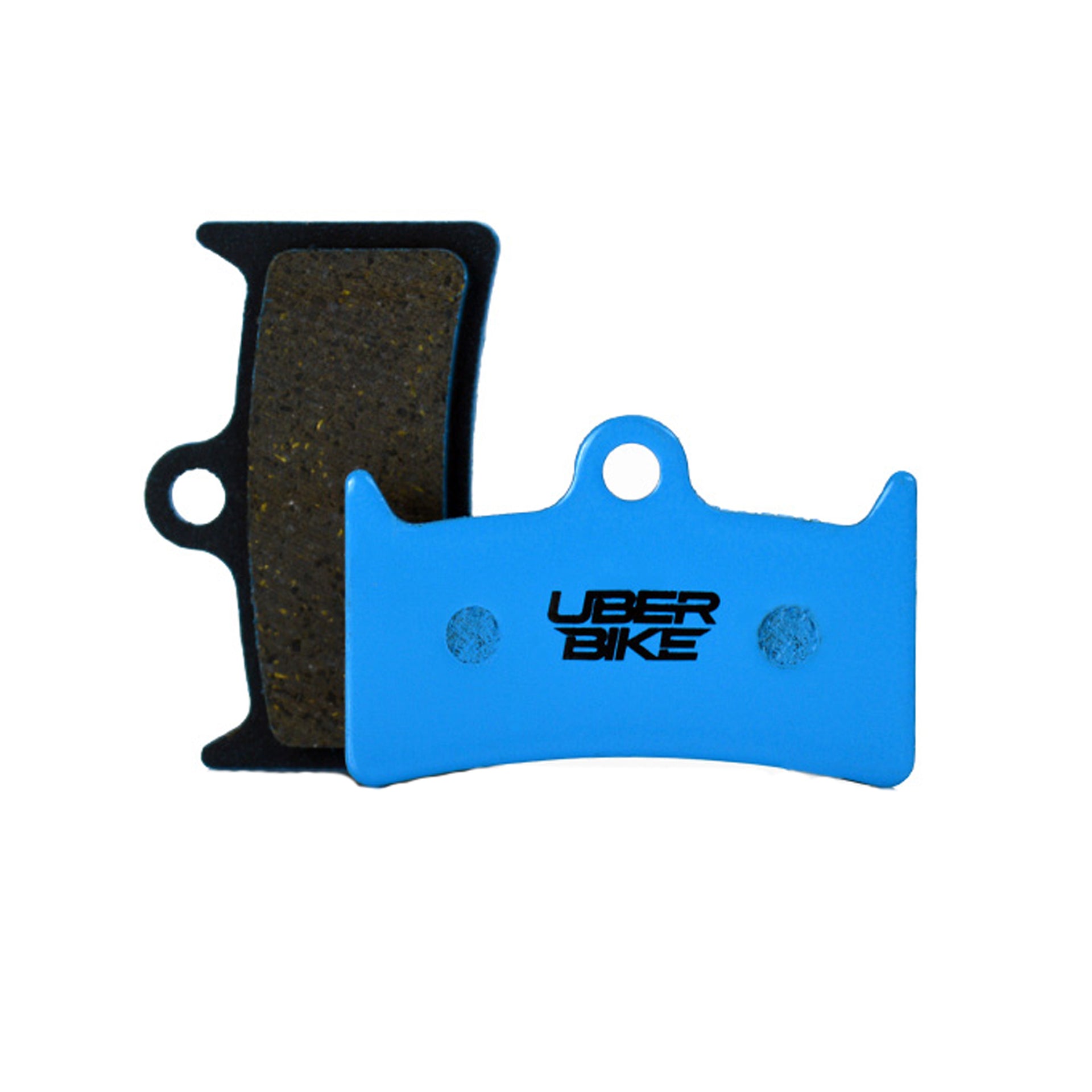 Blue Hope Tech 4 V4 brake pads on a white background