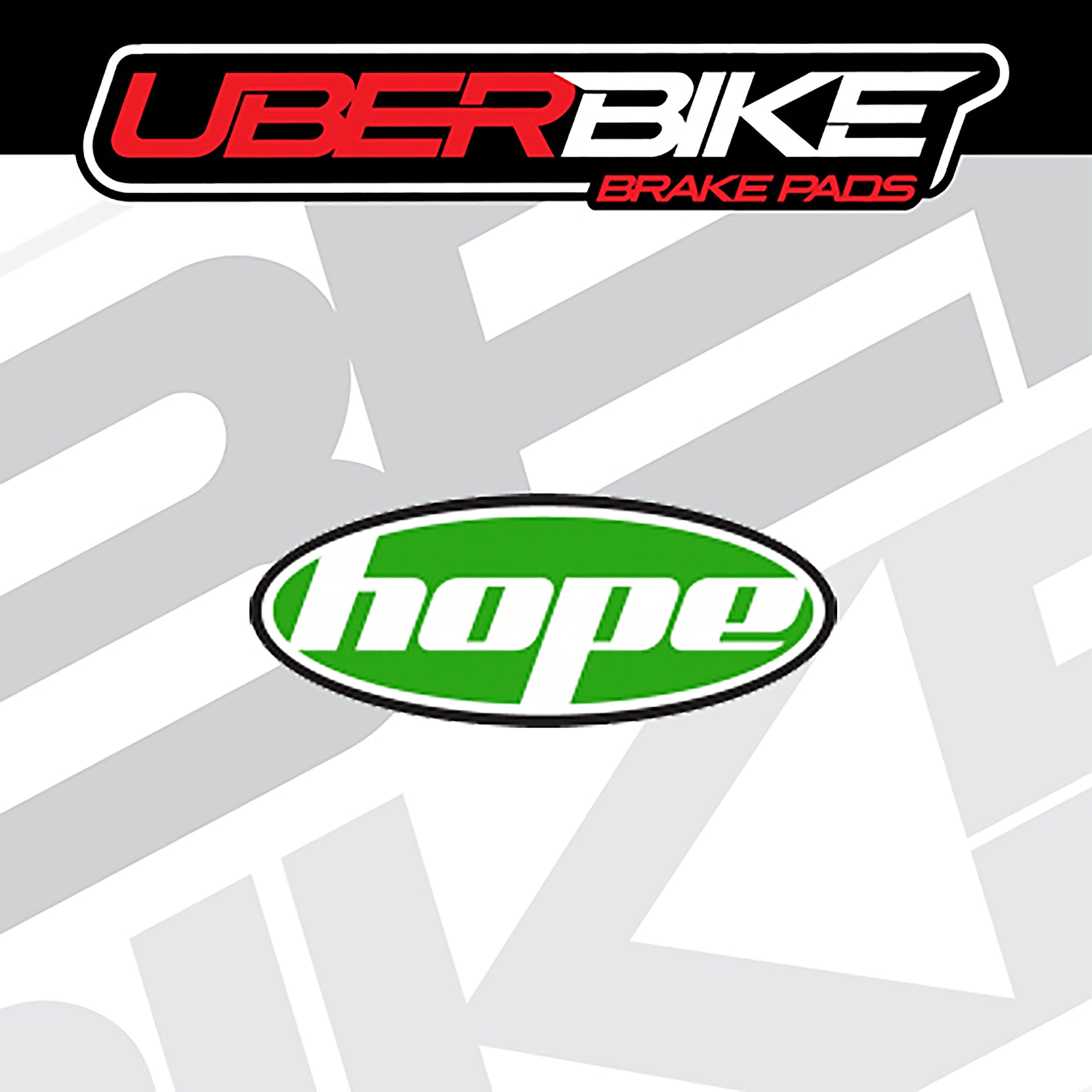 Hope logo with Uberbike branding on a grey background