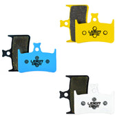 Disc brake pads for Hope, on a white background