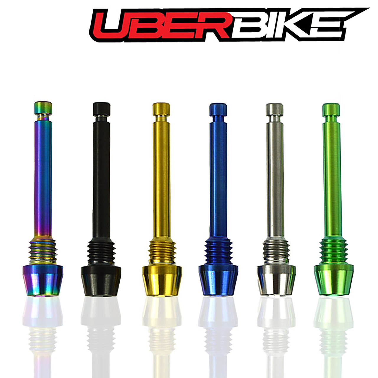 Uberbike Hope X2, V2, Moto, Mono M4, E4, V4 Titanium Pad Retaining Pin Kit - Colour Options