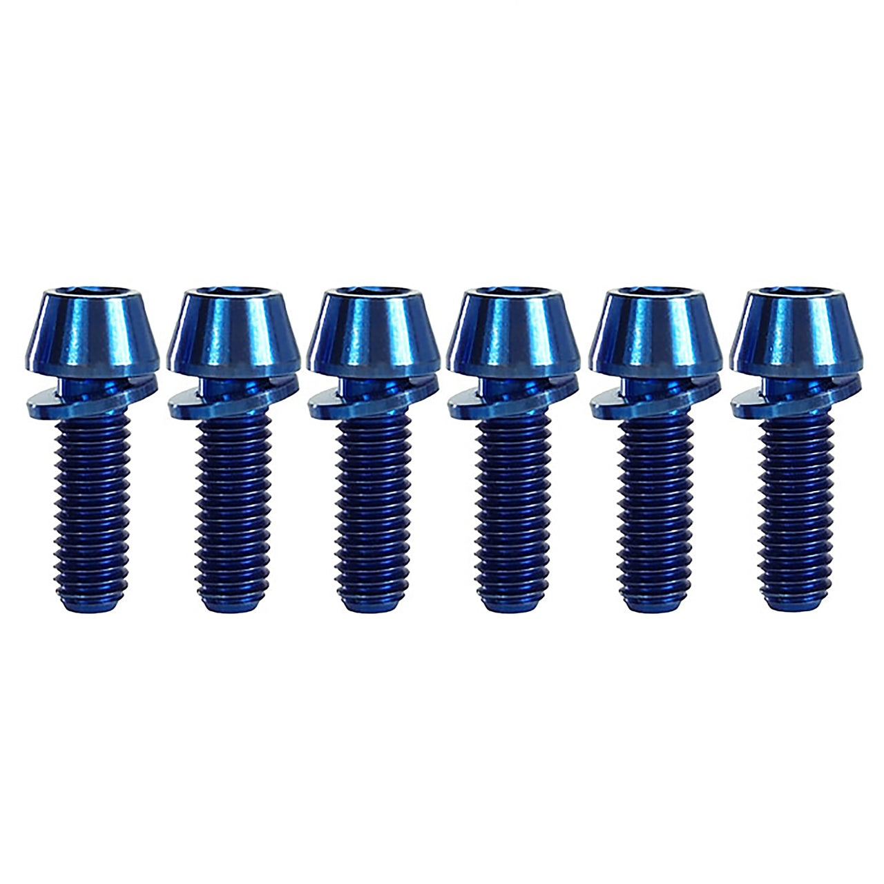 Uberbike M5x15mm Titanium Stem Bolt Upgrade Kit - Colour Options