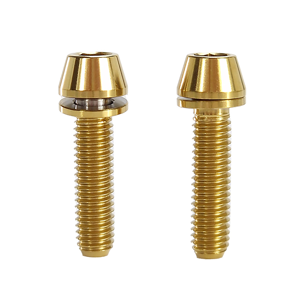 Uberbike M5x20 Taper Head Bolt w/washer - Colour Options