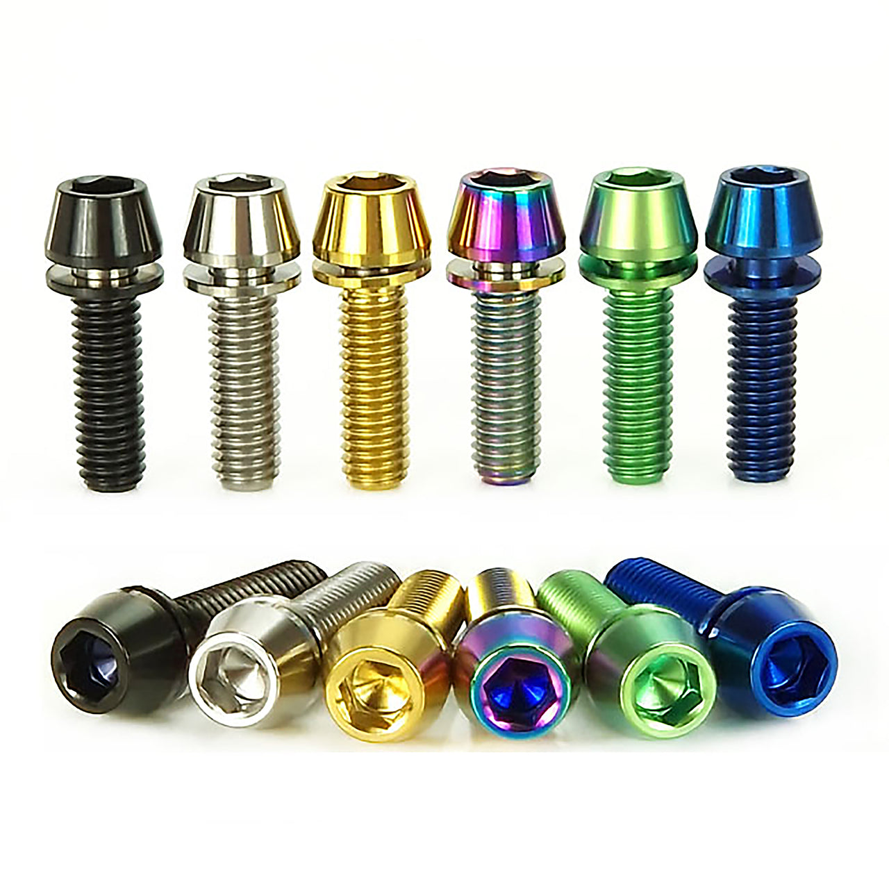 Uberbike M6x20 Disc Brake Caliper Mount Bolt Upgrade Kit – Colour Options
