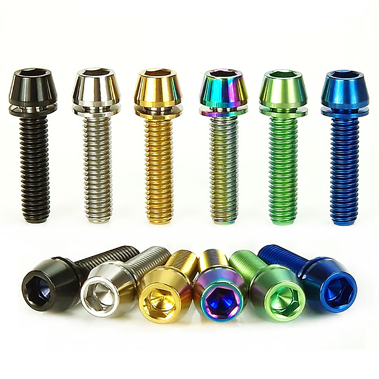 Titanium M6x25 Disc Brake Caliper Mount Bolt Upgrade Kit