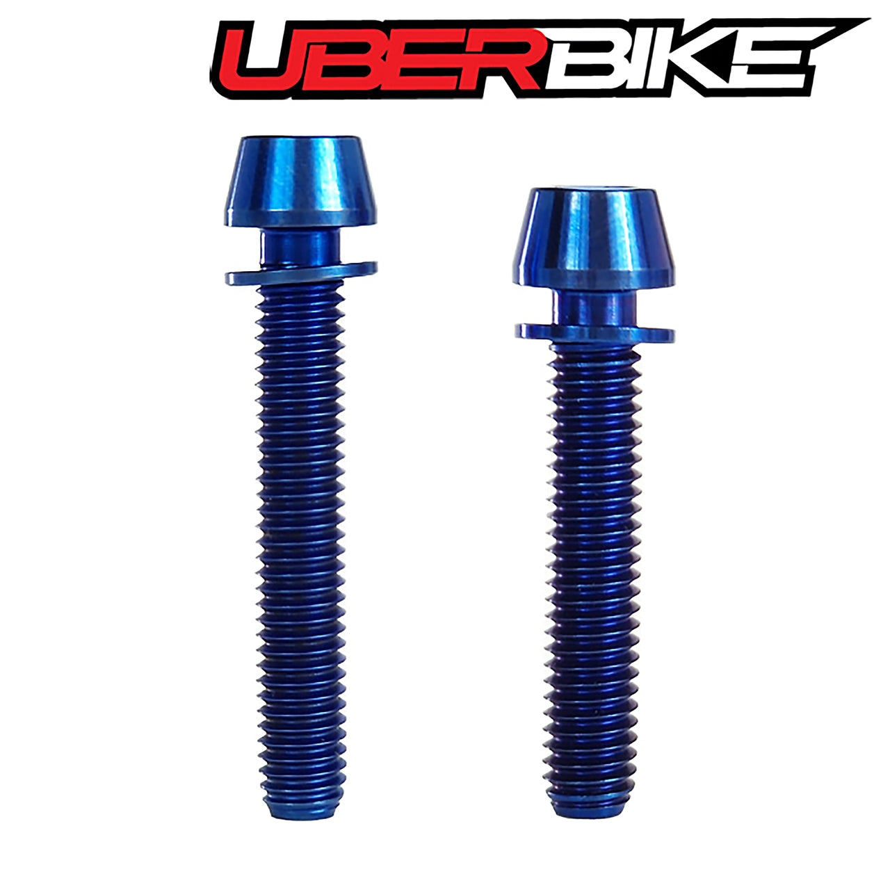 Uberbike PM6/180 and PM7/203 Disc Brake Adapter Titanium Mount Bolts