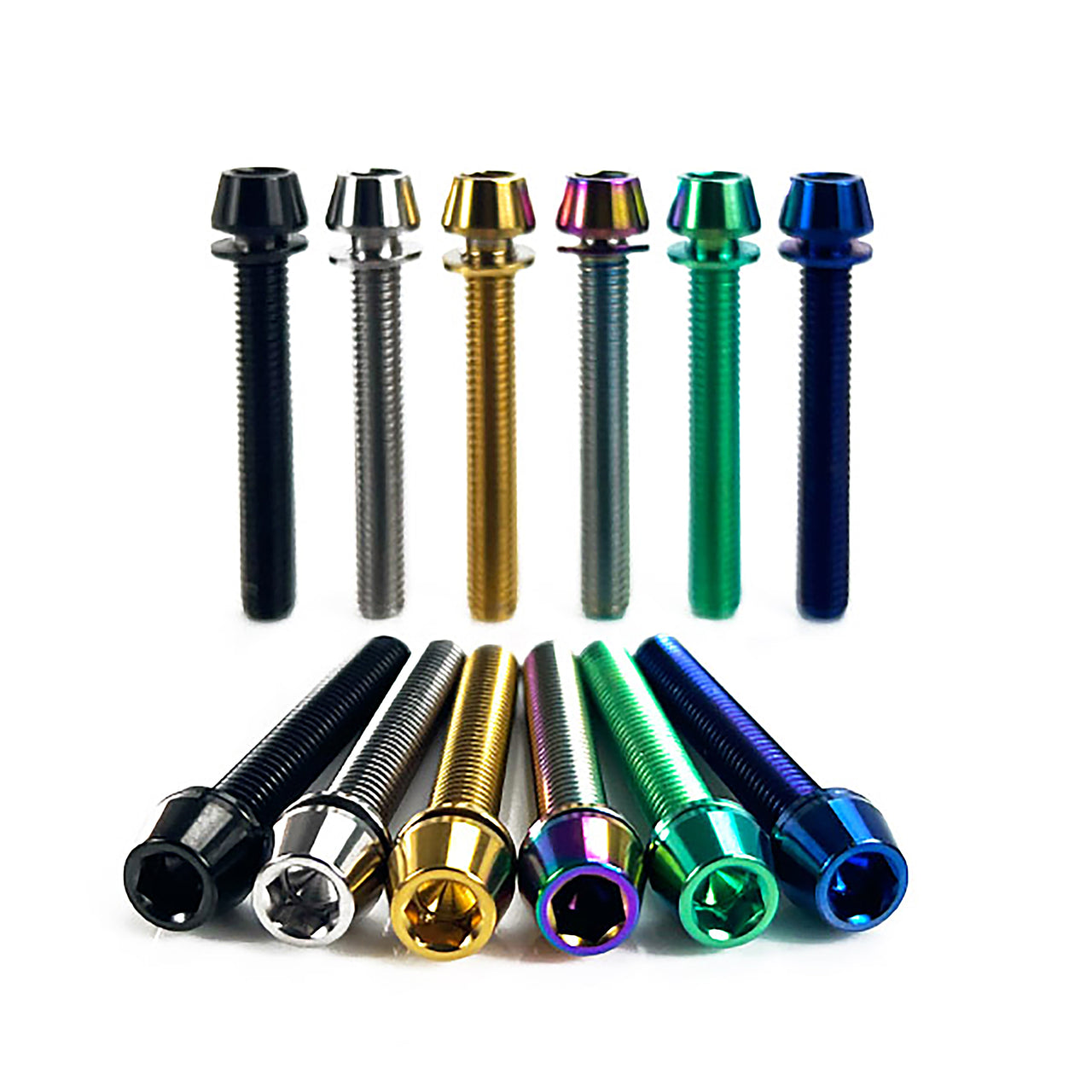 Uberbike Titanium M6x42mm Disc Brake Caliper Mount Bolt Upgrade Kit – Colour Options