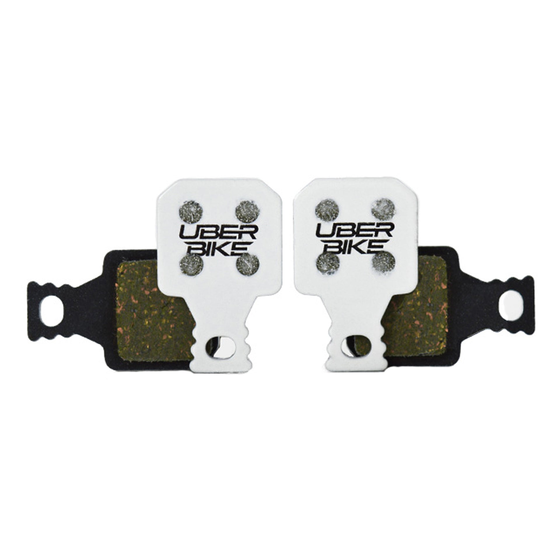 White Magura 4 piece MT C5 brake pads with Uberbike branding on a white background