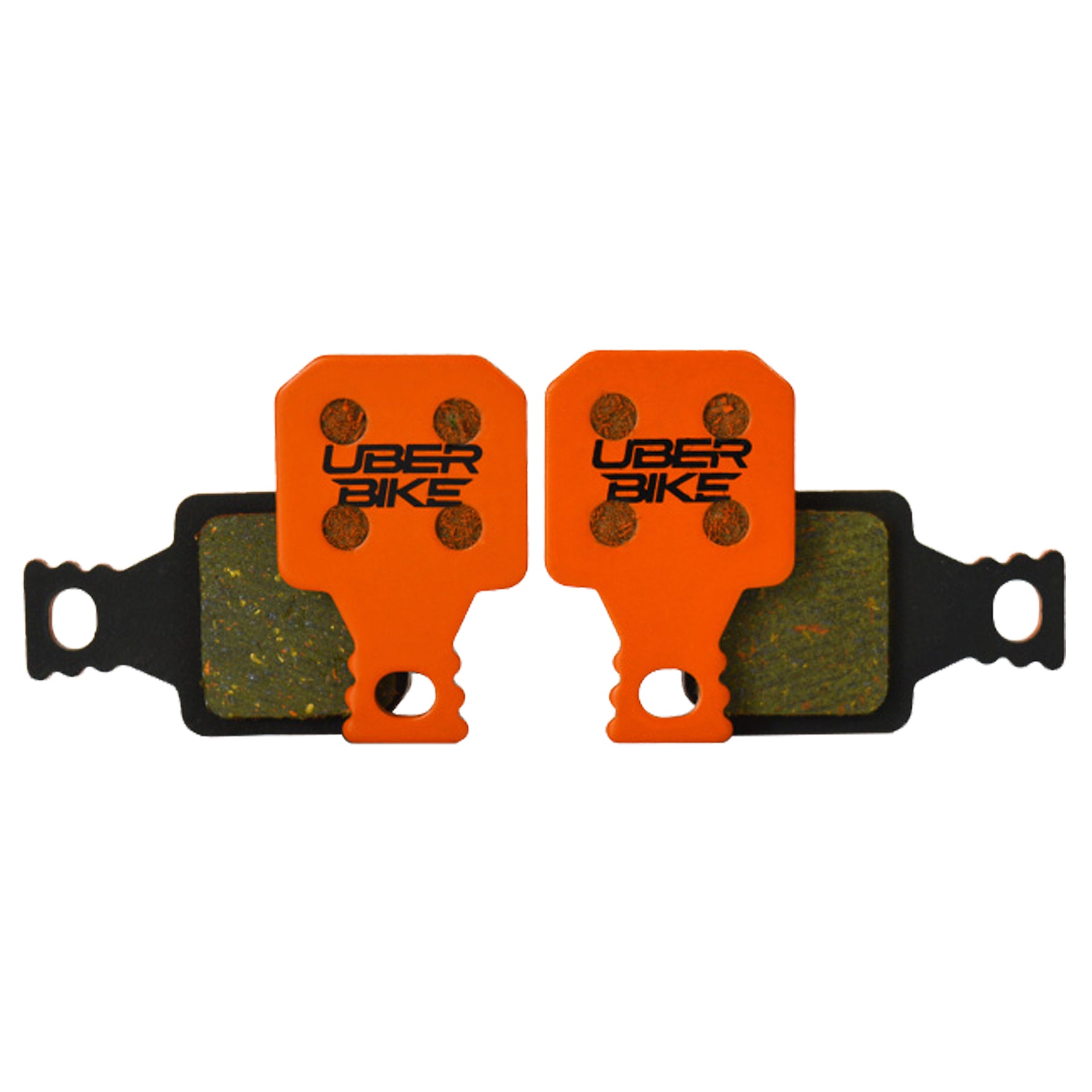 Magura 4 piece MTC5 kevlar disc brake pads with uberbike branding on a white background