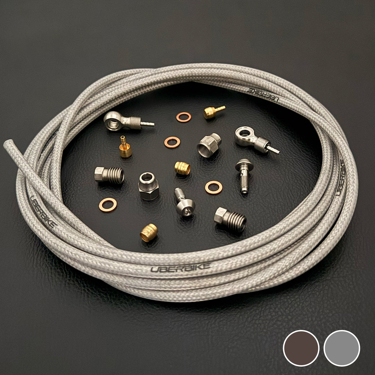 Magura MT A2 Compatible Hydraulic Stainless Steel Braid Brake Hose Kit