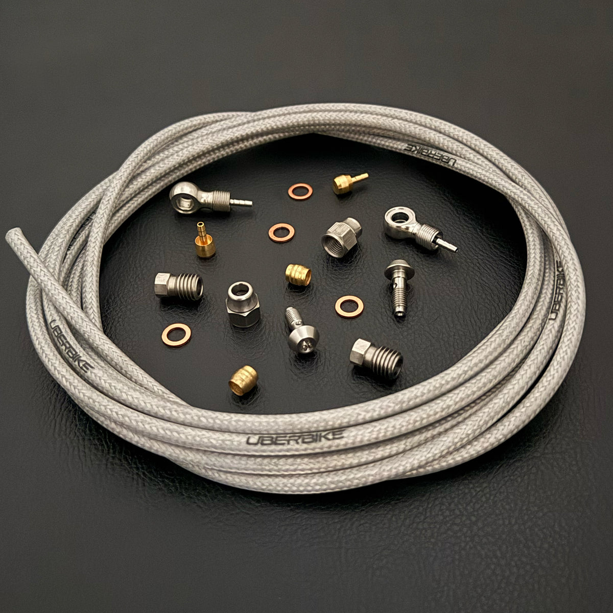 Magura MT Trail Sport Compatible Hydraulic Stainless Steel Braid Brake Hose Kit