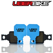 Uberbike E-Matrix brake pads with 'UberBike' branding on a white background.