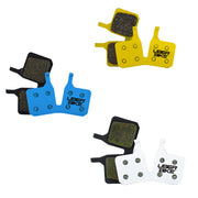 Uberbike branded Magura brake pads showing 3 compounds on a white background