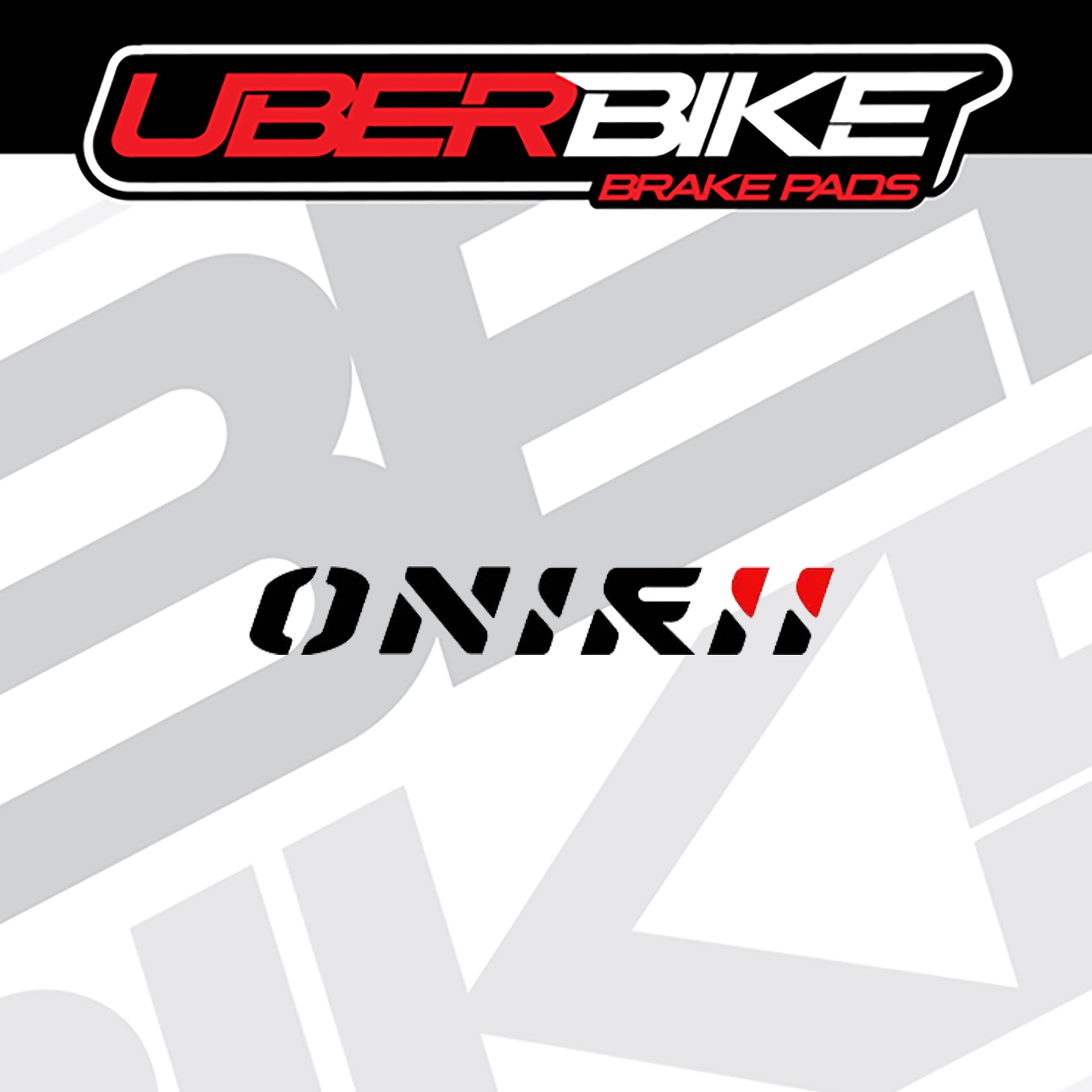 Onirii logo with Uberbike branding, on a grey background
