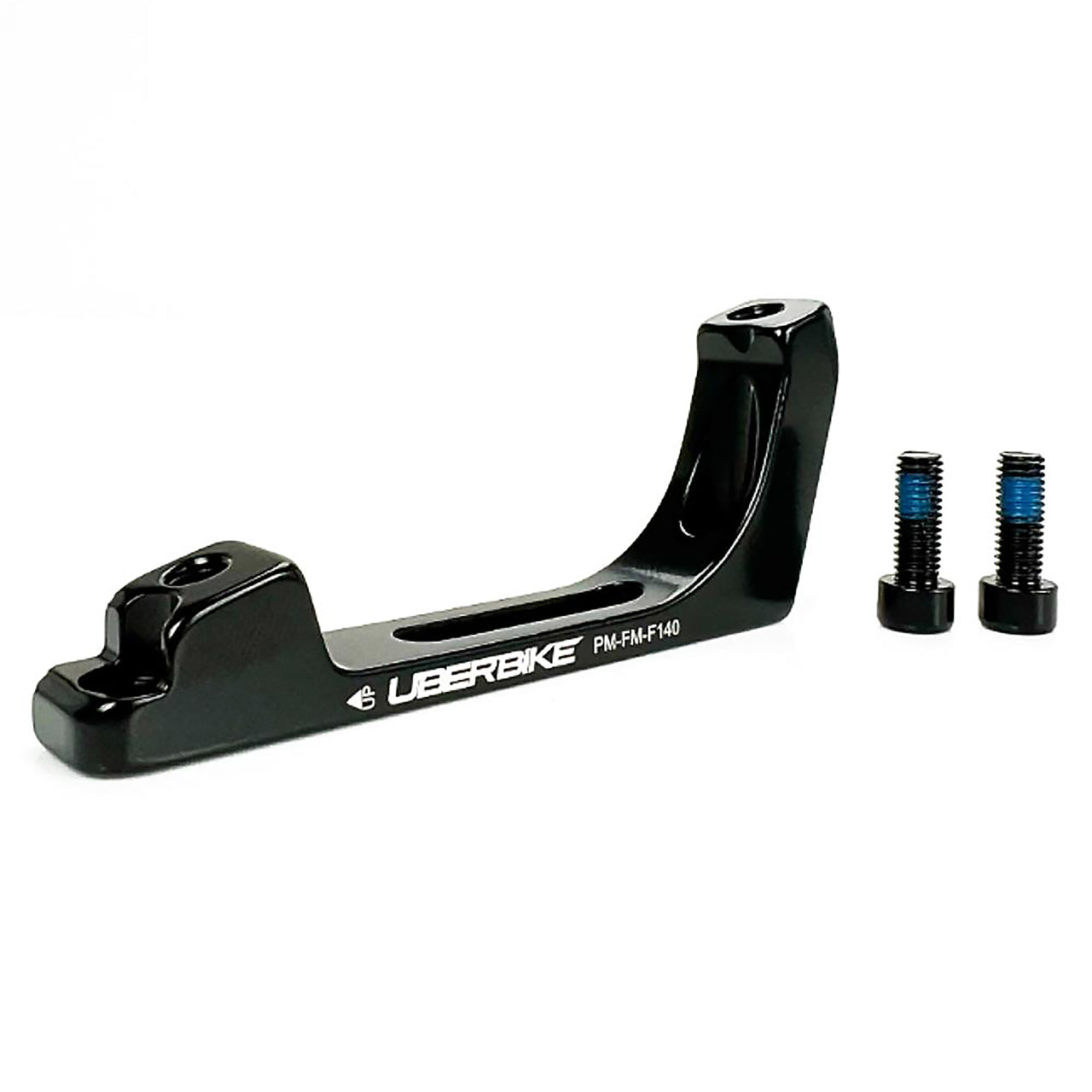 Uberbike Flatmount to Post Caliper Disc Brake Adapter - 140mm Front