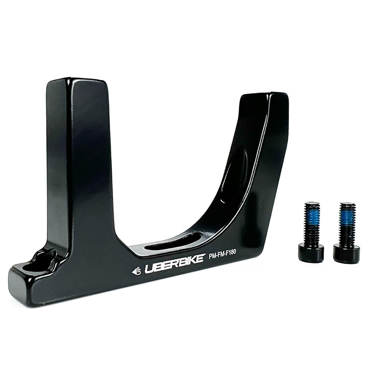 Uberbike Flatmount to Post Caliper Disc Brake Adapter - 180mm Front