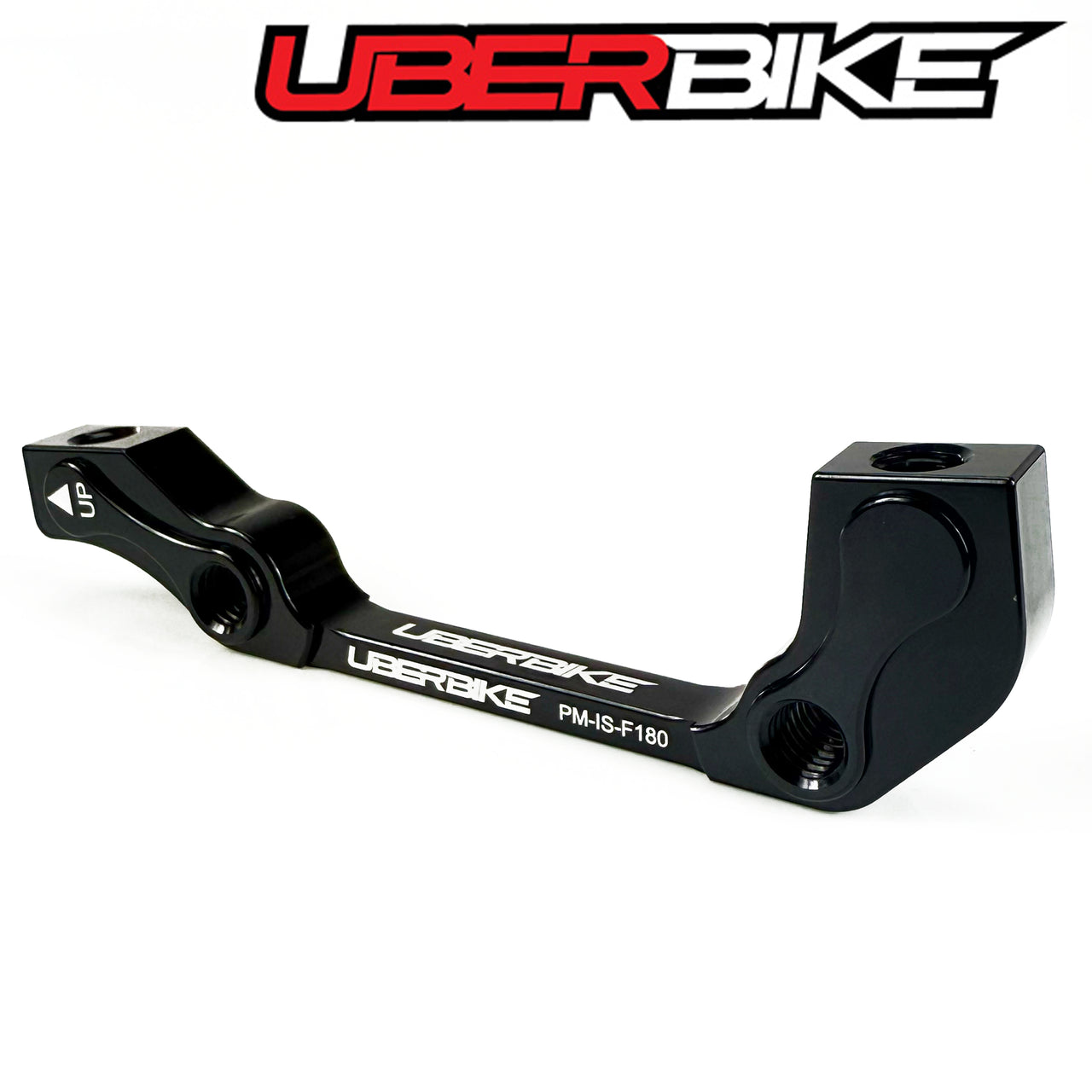 Uberbike Front Post to IS 180mm Disc Brake Mount adapter - Colour Options
