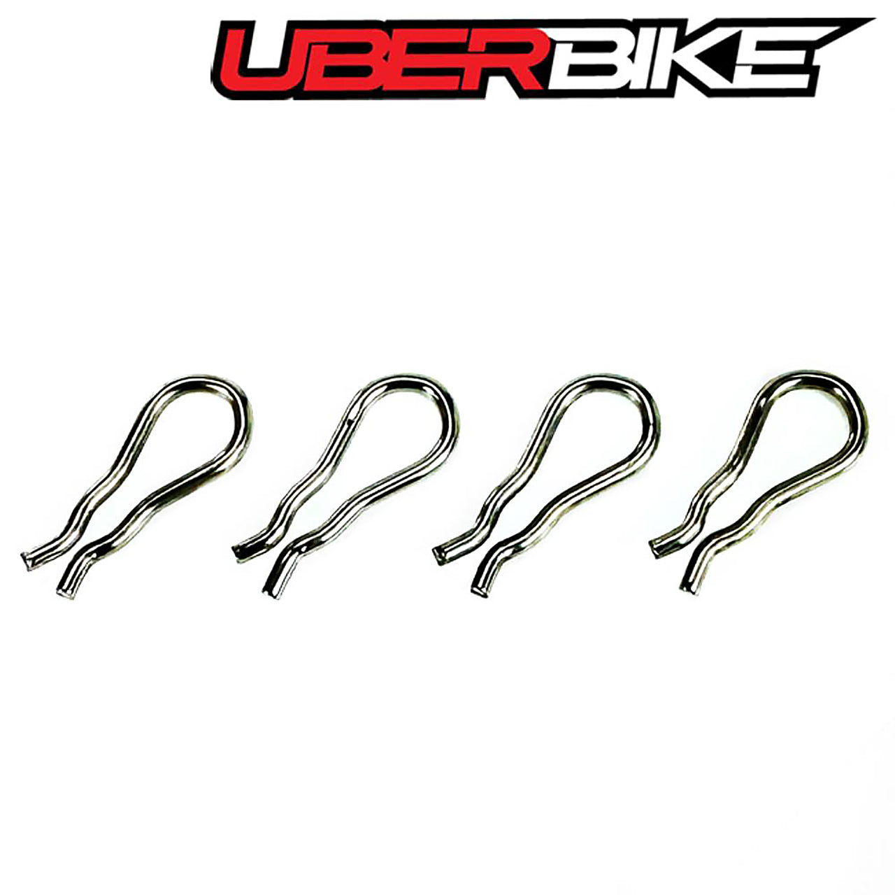 Uberbike Brake Pad Caliper Spring Clips - Qty 4