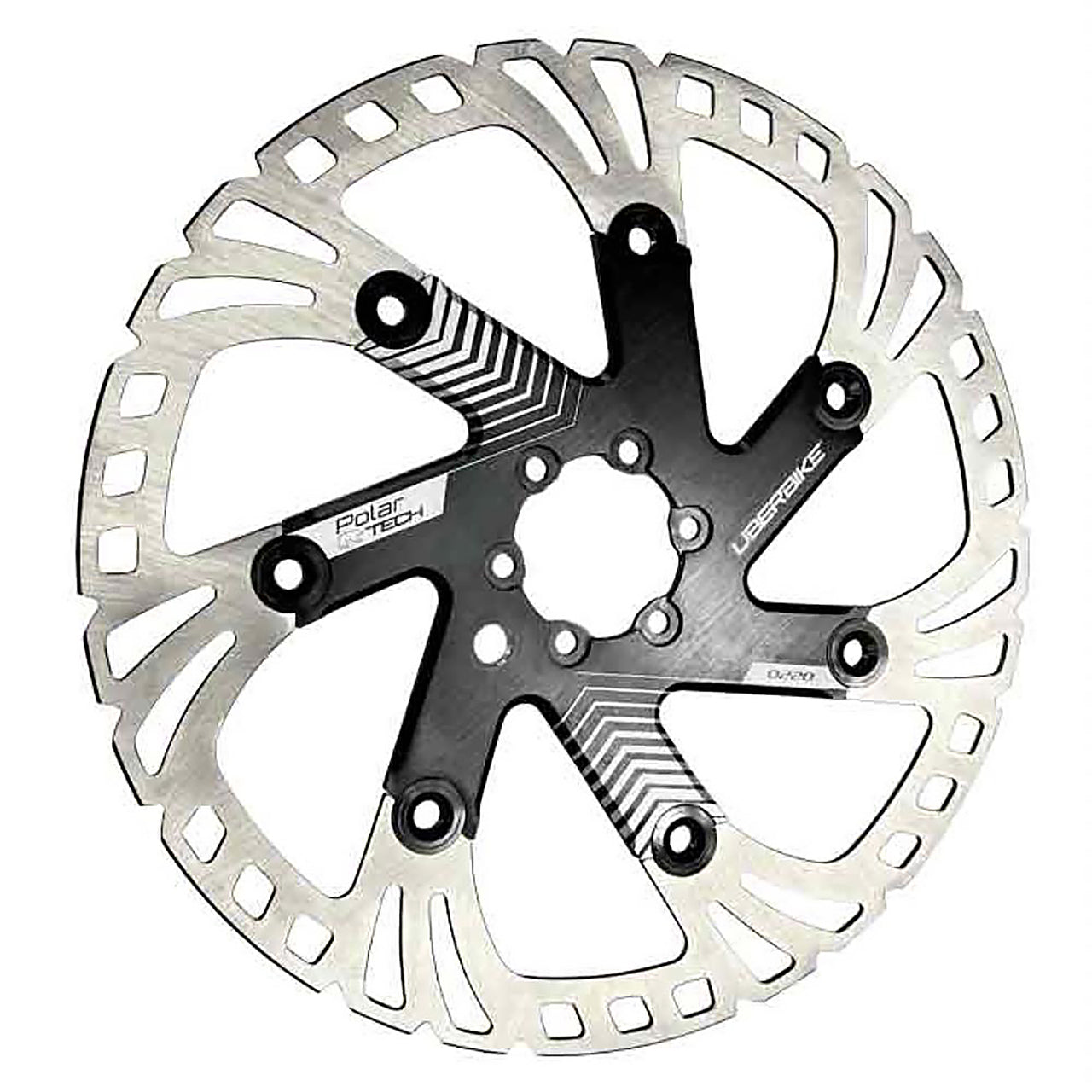 Polar-Tech 220mm 6 Bolt Disc Brake Rotor - EMTB Optimised