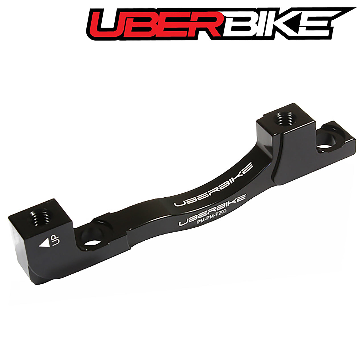 Uberbike Post to Post PM6/160mm Direct Mount to 203mm Disc Brake Adapter - Colour Options