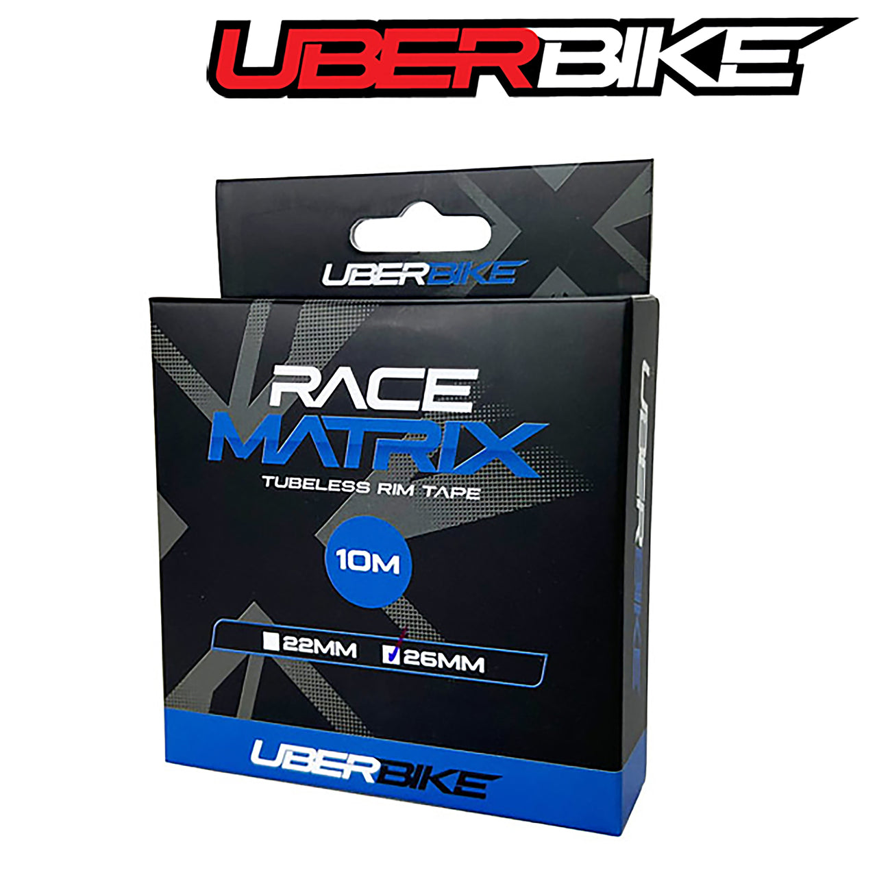 Uberbike Race Matrix 10m Rim Tape - 22mm 26mm 30mm 35mm Width Options