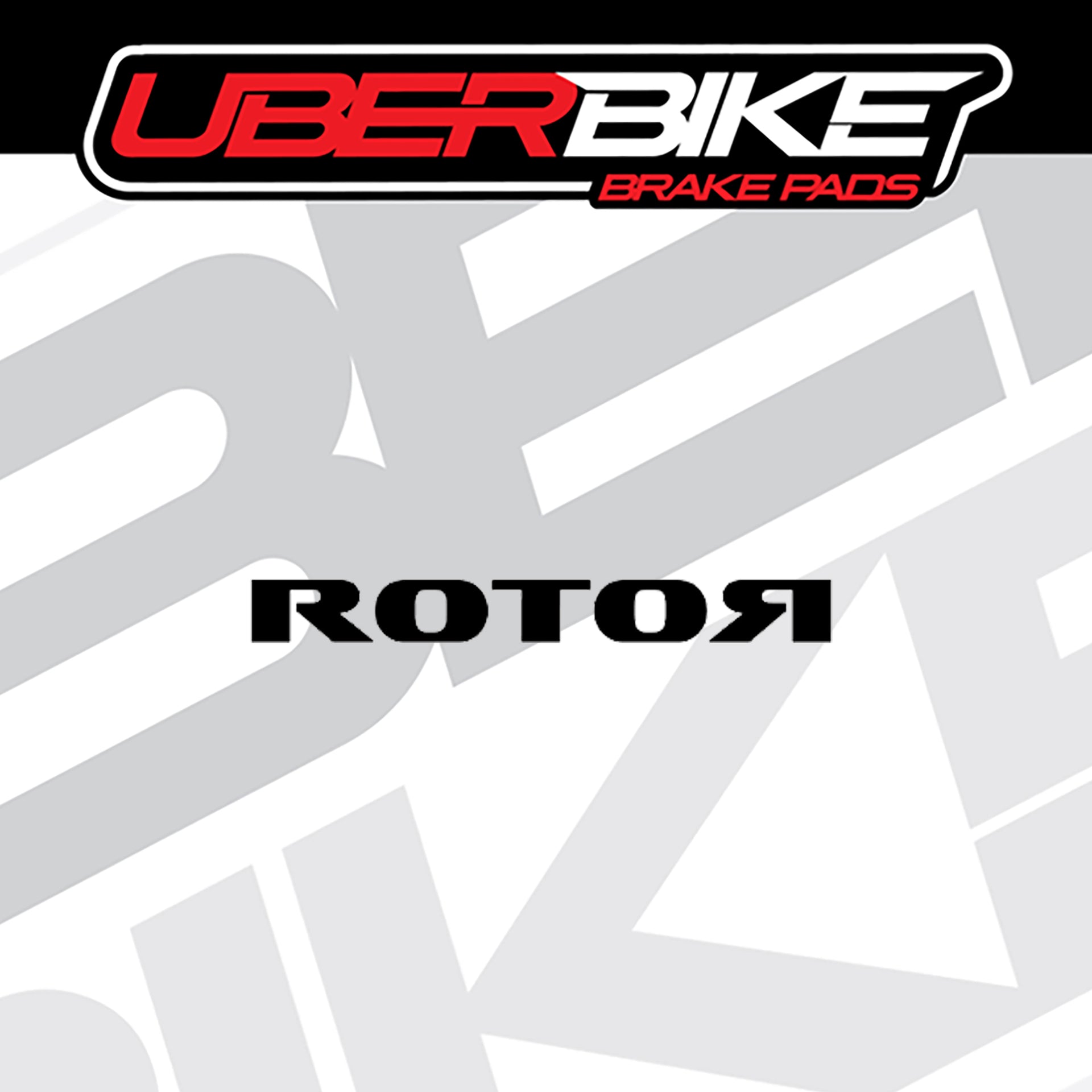 Rotor logo with Uberbike branding, on a grey background